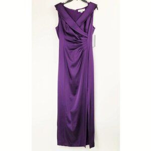 NWT Formal Gown, Purple Formal Dress, Black Tie, Long dress, Wedding